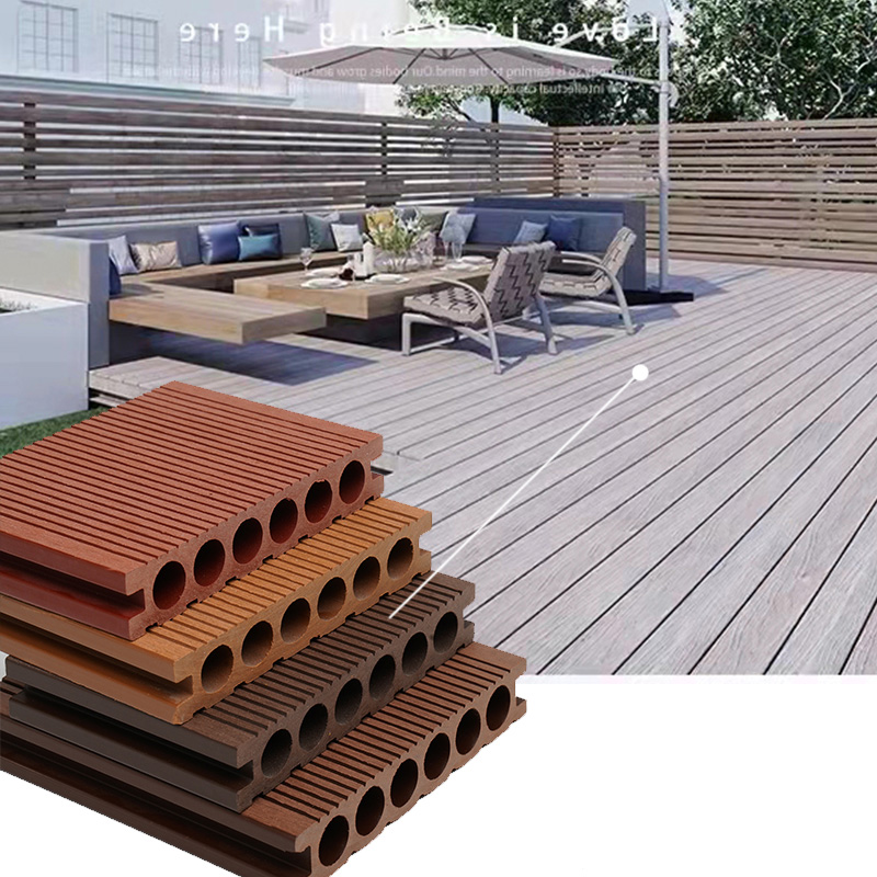 Outdoor flooring and wall panels